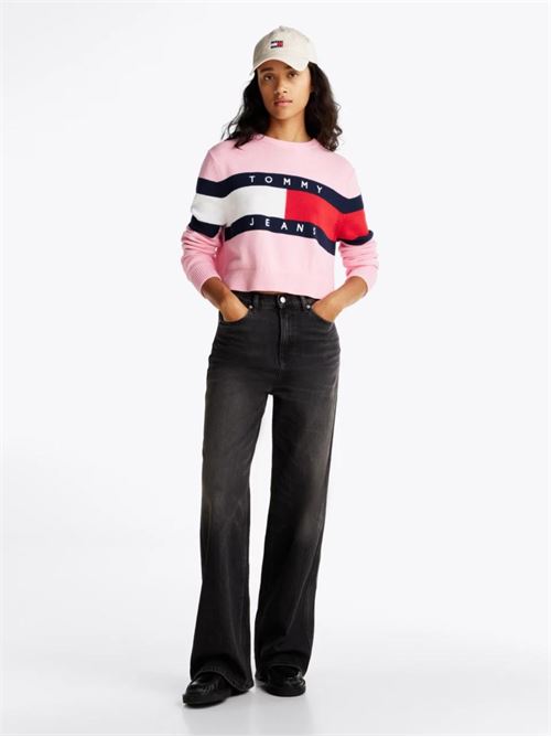 TJW CENTER FLAG SWEA TOMMY JEANS | DW0DW19335/TPF